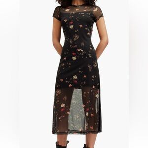 ALLSAINTS Hanna Kora Midi Dress